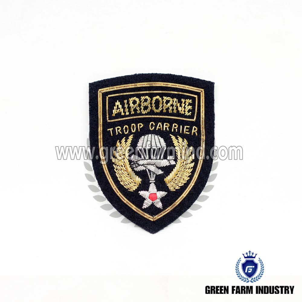 BULLION WIRE BADGES